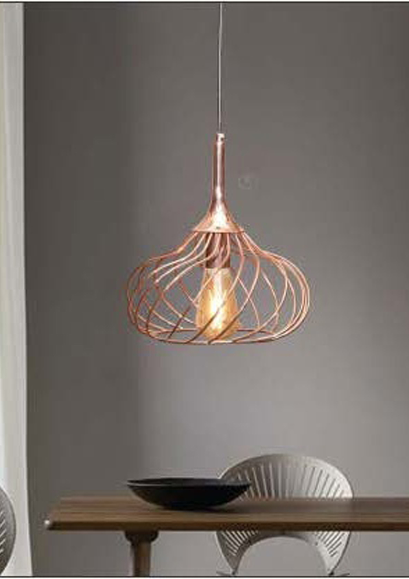 Beyond Lights - Copper Cage Pendant- GL